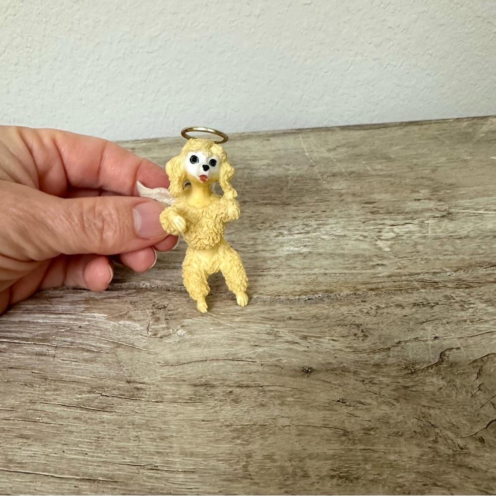 Big Sky Carvers Dogtivity I Canine Poodle Angel Nativity Piece Resin